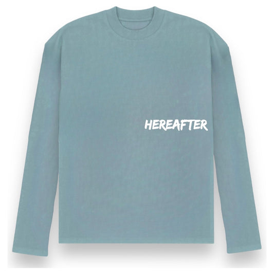 “Foundation” LS Tee - Aqua